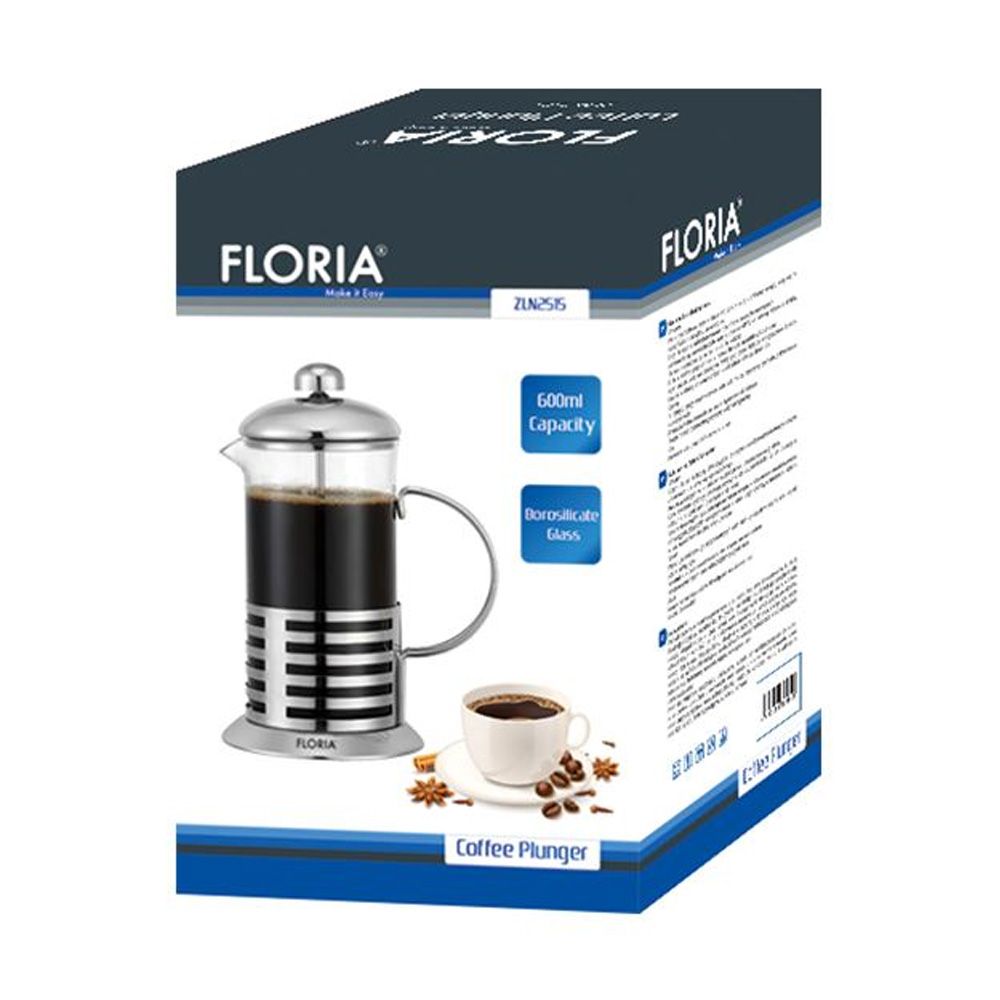 Zilan Καφετιέρα για γαλλικό καφέ και τσάι - French press 600ml ZLN2515 - Image 2