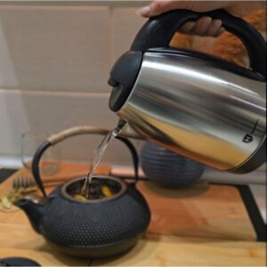 Ανοξείδωτος Βραστήρας Nερού 1.7L 1500W Ασήμι HomeVero HV-SSK1.7 - Image 2