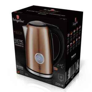Berlinger Haus Ηλεκτρικός Βραστήρας 2200W 1.7lt Rose Gold BH-9069 - Image 3