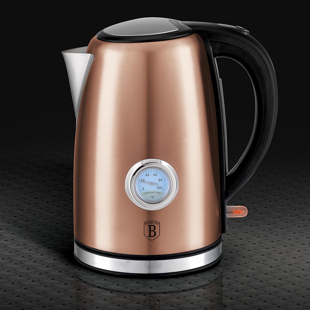 Berlinger Haus Ηλεκτρικός Βραστήρας 2200W 1.7lt Rose Gold BH-9069 - Image 2