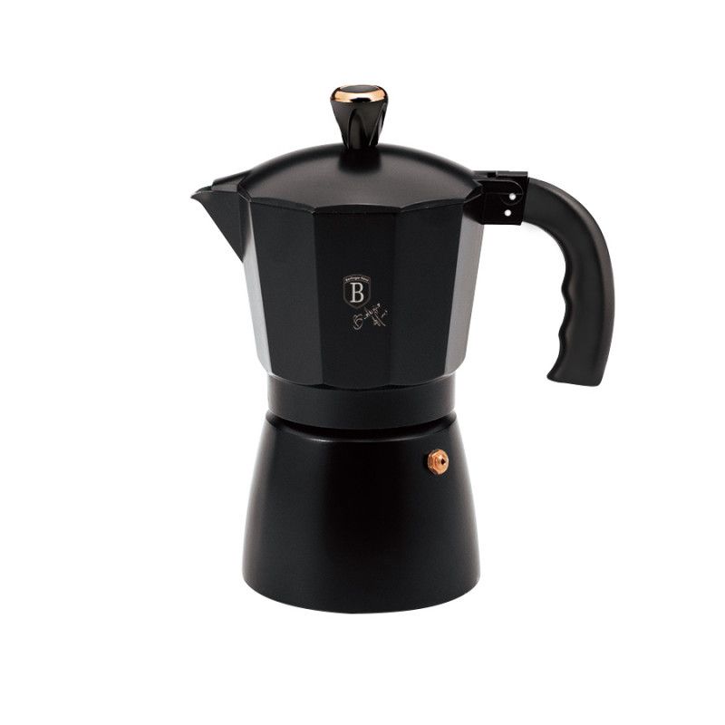 Berlinger Haus Καφετιέρα-μπρίκι για εσπρέσο, moka pot, Black Rose Collection BH-8562
