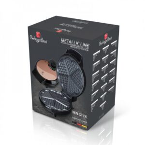 Berlinger Haus Ηλεκτρική Βαφλιέρα 700W Metallic Line Rose Gold Edition BH-9450 - Image 2