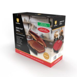 Homevero Zero Fat Grill - Διπλή Ψηστιέρα για μαγείρεμα χωρίς λίπος 1000W - Image 4