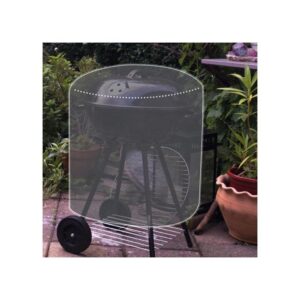 Kinzo Κάλυμμα Ψησταριάς Barbeque part number 16804  σε μαύρο χρώμα διαμέτρου 70 cm, BBQ round cover - Image 3