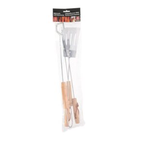 Alternative view of BBQ Tools σετ εργαλεία BBQ Barbeque με πιρούνα, σπάτουλα και λαβίδα, 3 τεμαχίων, 92101