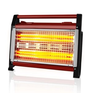 Lexical Quartz Heater Red 1600W LQH-8023-4