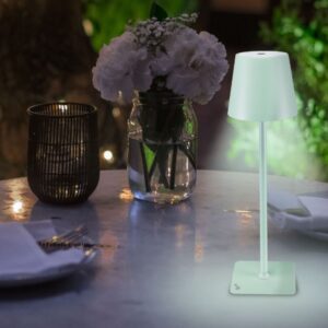 Επιτραπέζιο Επαναφορτιζόμενο Φωτιστικό LED σε πράσινο χρώμα Beper P201UTP127 - Image 4