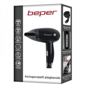 Σεσουάρ ταξιδιού με αναδιπλούμενη λαβή 1200W Beper P301ASC100 - Image 3