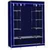 Φορητή υφασμάτινη ντουλάπα Herzberg HG-8009-BL Μπλε