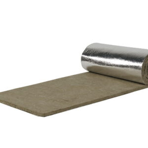 FIBRAN Πετροβάμβακας Πάπλωμα Αλουμινίου 5cm  (part number N-13162)  9336 διάστασης 1 μέτρο μήκος χ 1 μέτρο πλάτος