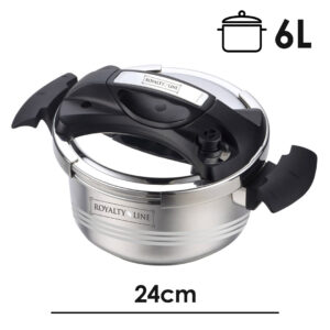 Χύτρα Ταχύτητας 6L Από Ανοξείδωτο Ατσάλι Royalty Line RL-24-PS6L - Image 2