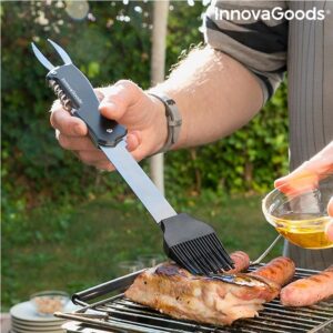 Σετ Πολυεργαλείο για Μπάρμπεκιου Bbq 5 σε 1 με αποσπώμενα εξαρτήματα, 23x9x2 cm, InnovaGoods part number V0103127 - Image 7