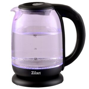 Zilan Γυάλινος βραστήρας νερού LED 1.7L 2200W Max ZLN3956 - Image 5