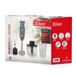 Zilan Ραβοδομπλέντερ, Αναδευτήρας, Πολυκόφτης 3 σε 1 250watt ZLN5244 - Image 5