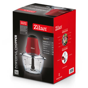 Zilan Πολυκόφτης-Multi 1L 200W με γυάλινο δοχείο και έξτρα καπάκι αποθήκευσης ZLN5619 - Image 3